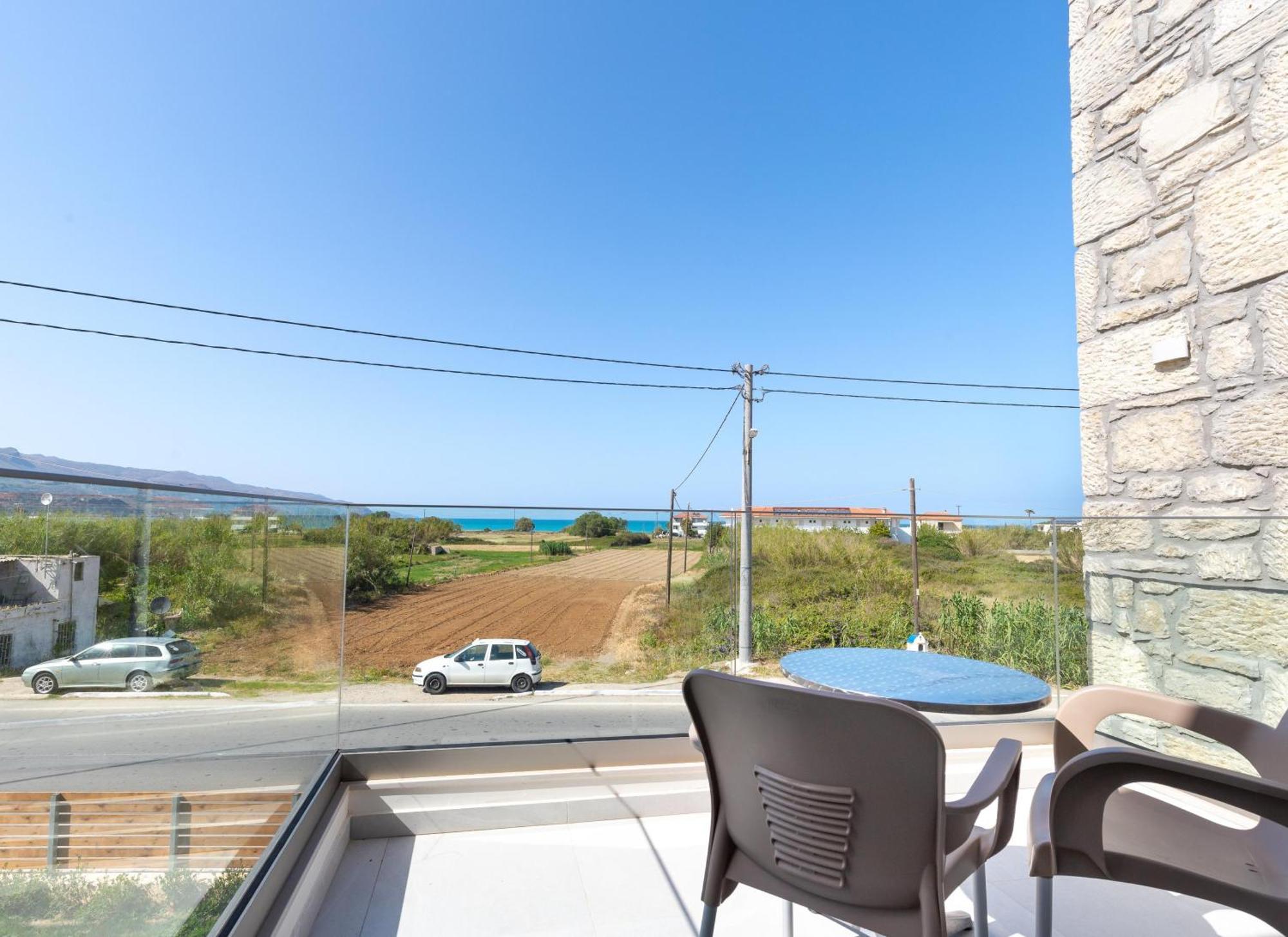 Achatis Apartments With Sea View คอลิมวาริออน ภายนอก รูปภาพ
